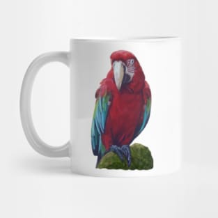 Scarlet Macaw - Digital illustration Mug